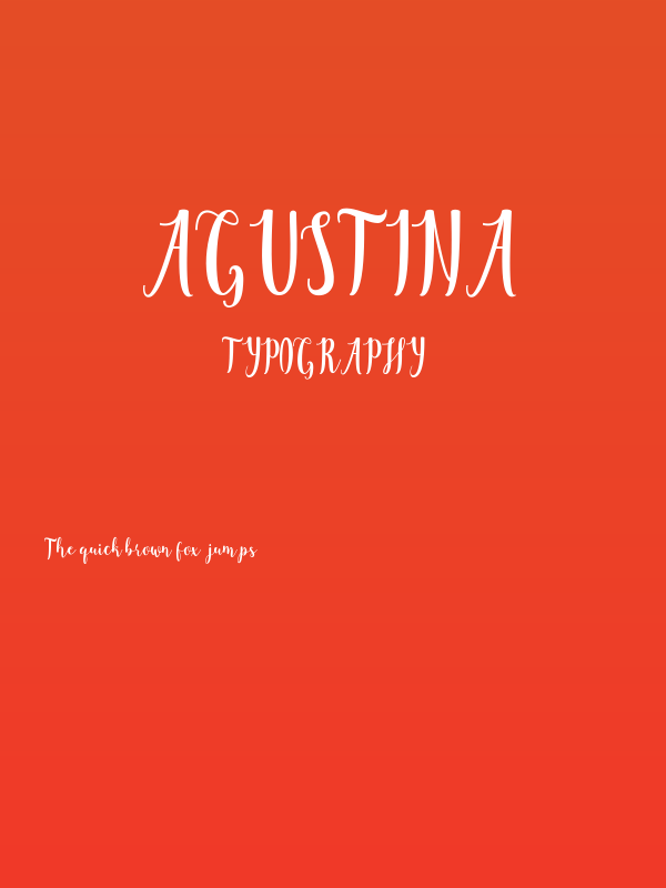 Agustina Poster
