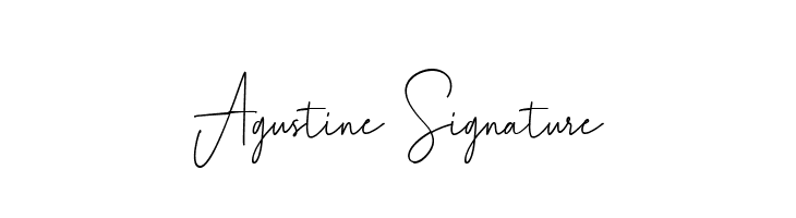 Agustine Signature لخطوط تنزيل