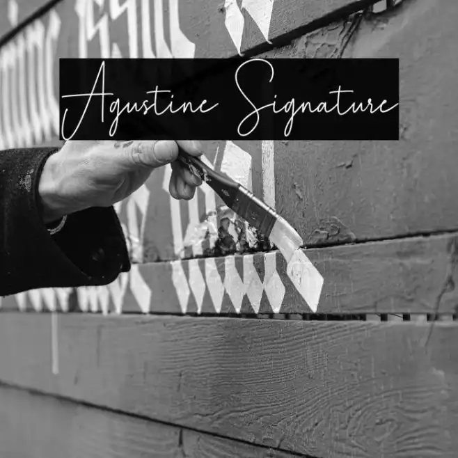 Agustine Signature Example 2