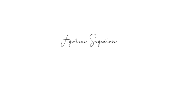 Agustine Signature Logo