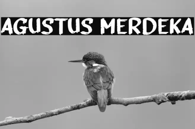 Agustus Merdeka フォント examples