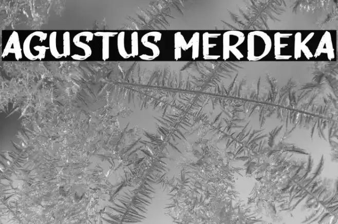 Agustus Merdeka フォント examples