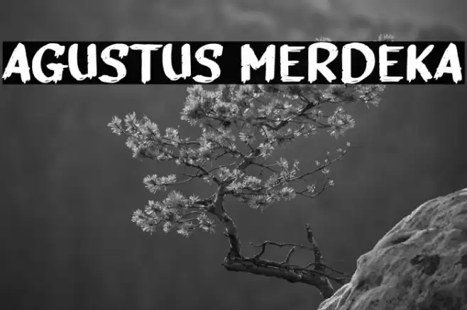Agustus Merdeka フォント examples