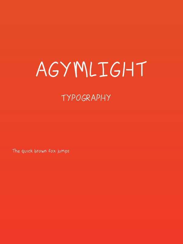 AgymLight Poster