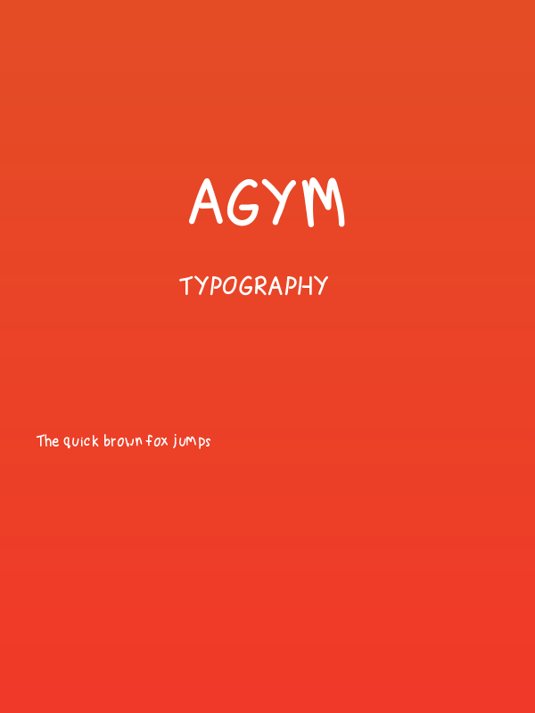 Agym Poster
