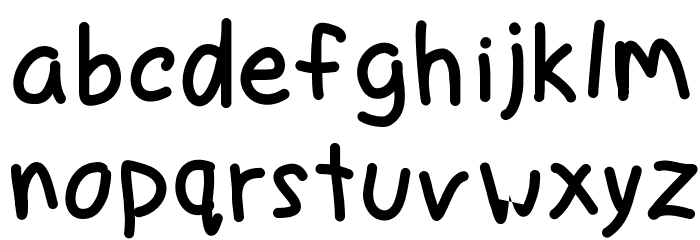 Agym Font LOWERCASE