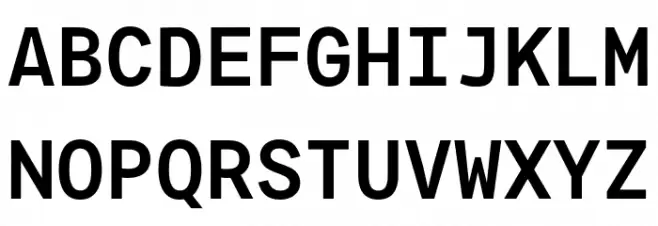 Agyx Mono Semibold Fonte MAIÚSCULAS