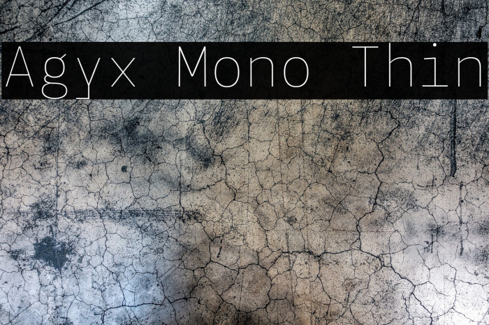 Agyx Mono Thin Example 2