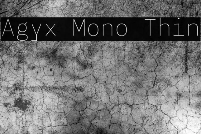 Agyx Mono Thin Example 2