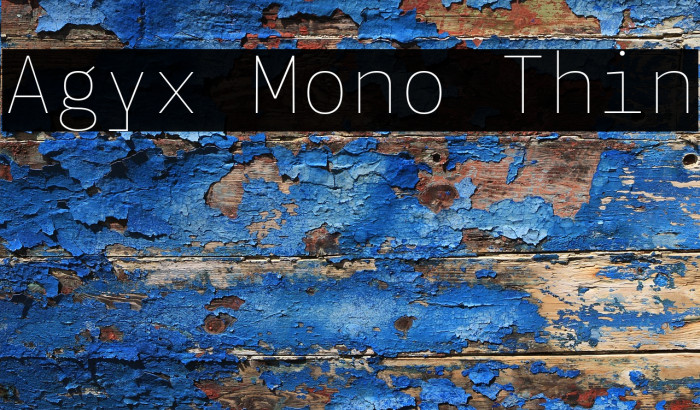 Agyx Mono Thin Example 3