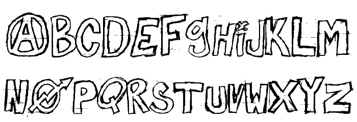 against myself Font LOWERCASE