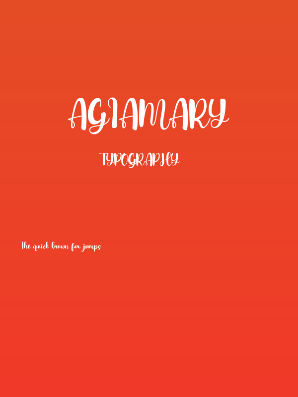 agiamary Poster