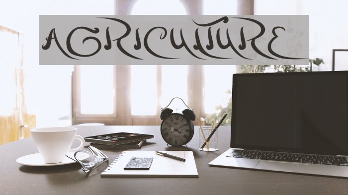 agriculture Fonte examples