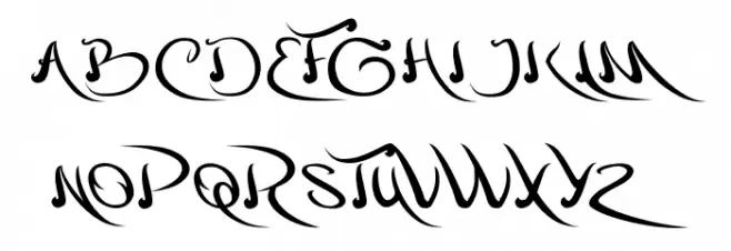 agriculture Font LOWERCASE