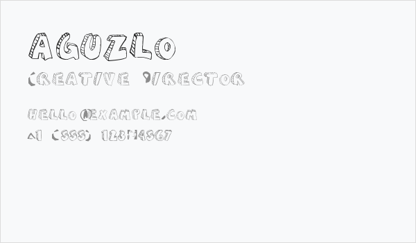 aguzlo Business Card