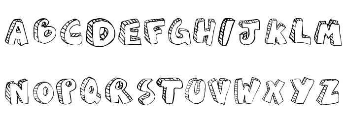 aguzlo Font LOWERCASE