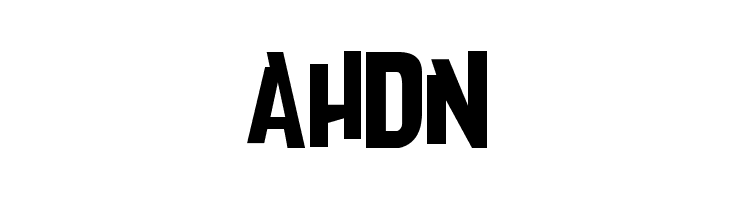 AHDN  font caratteri gratis