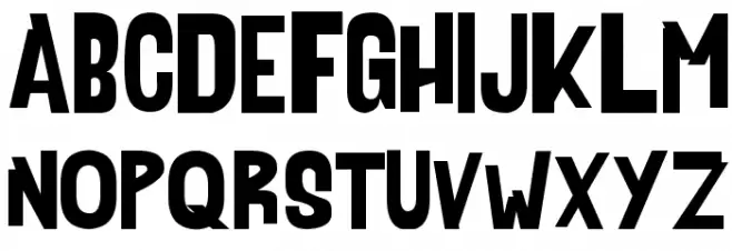 AHDN Schriftart Groß