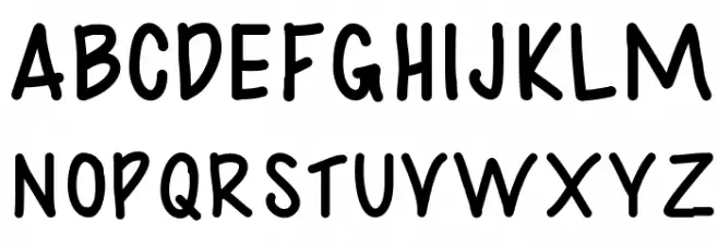 AHintofSass Schriftart Groß
