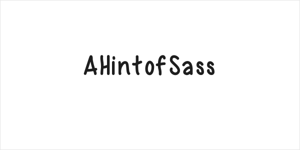 AHintofSass Logo