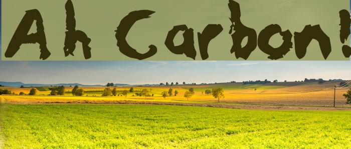 Ah Carbon! フォント examples