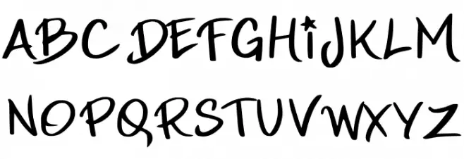 Ahai Font Caratteri MAIUSCOLE