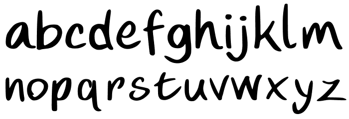 Ahai Font Шрифта строчной