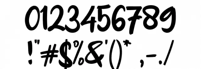 Ahay Hore_ Font OTHER CHARS