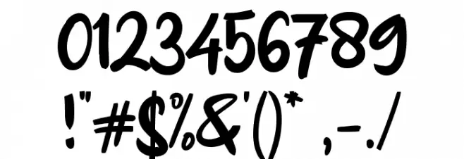 Ahay Hore_ Font OTHER CHARS