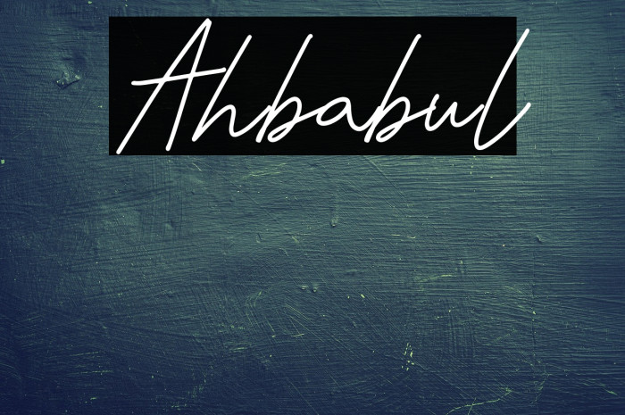 Ahbabul Example 3