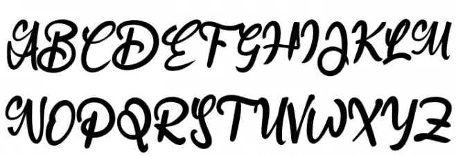 Ahead Lettering Шрифта ВЕРХНИЙ