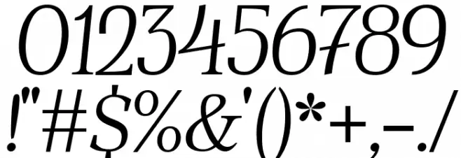 Ahellya Italic Caratteri ALTRI CARATTERI