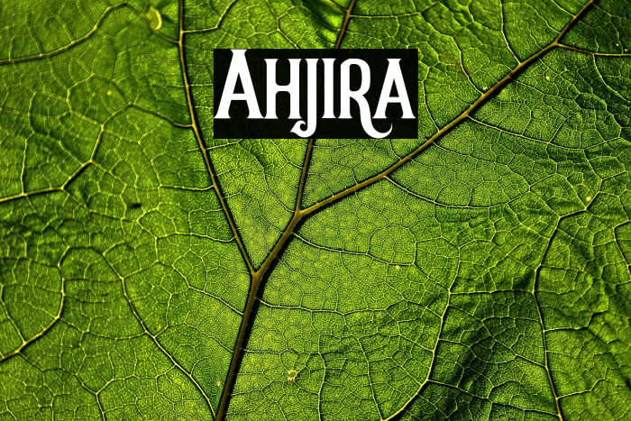 Ahjira Example 3