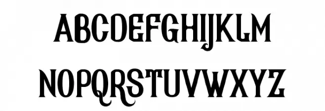 Ahjira 字体 小写