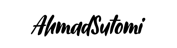 Ahmad Sutomi  font caratteri gratis