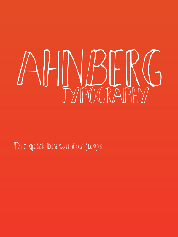 Ahnberg Poster