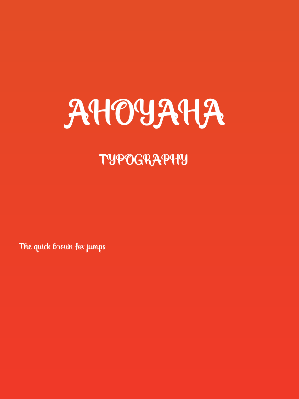 Ahoyaha Poster