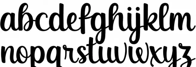 Ahoyaha Font LOWERCASE