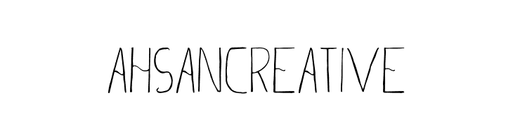 Ahsan Creative Font