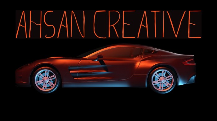 Ahsan Creative Fonte examples