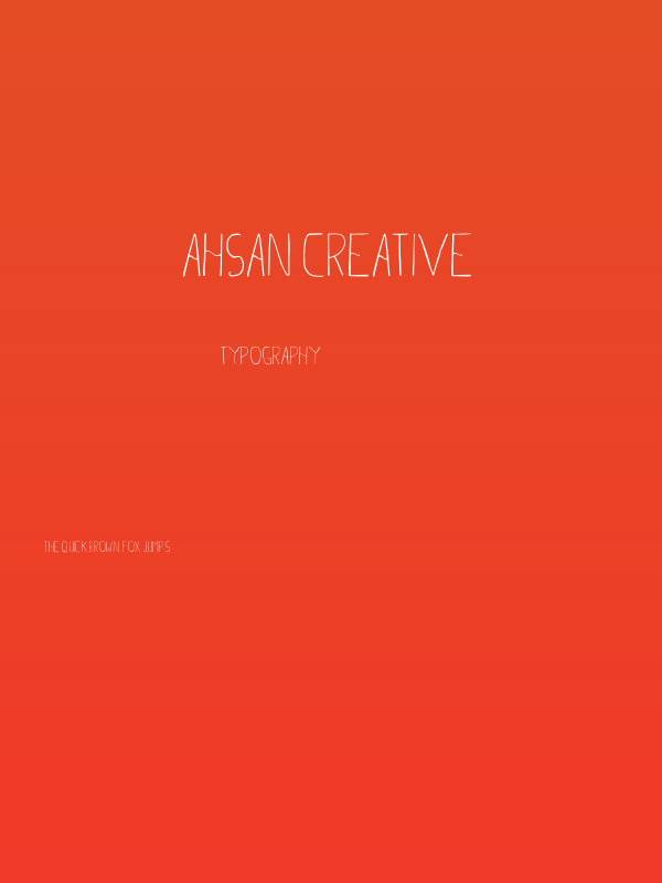 Ahsan Creative Poster