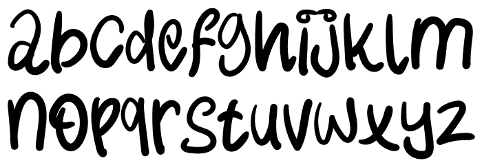 Ahurayazda Font LOWERCASE