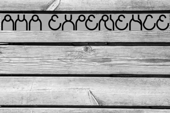 aha experience Font examples