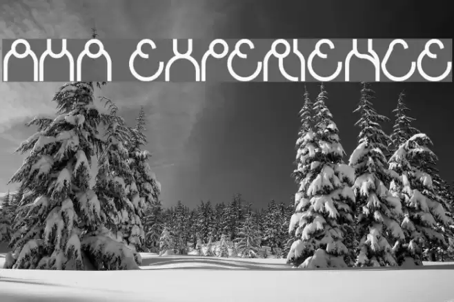 aha experience Font examples