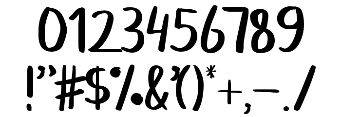 ahsley Regular Font OTHER CHARS