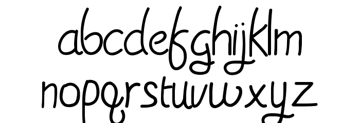 ahsley Regular Font LOWERCASE