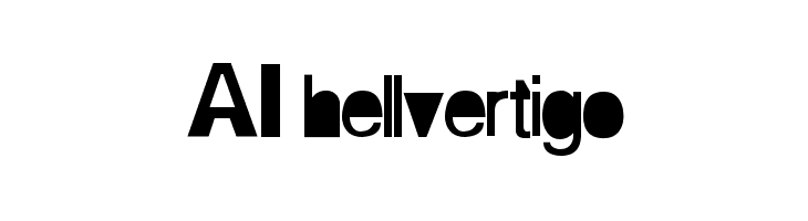 AI hellvertigo Font