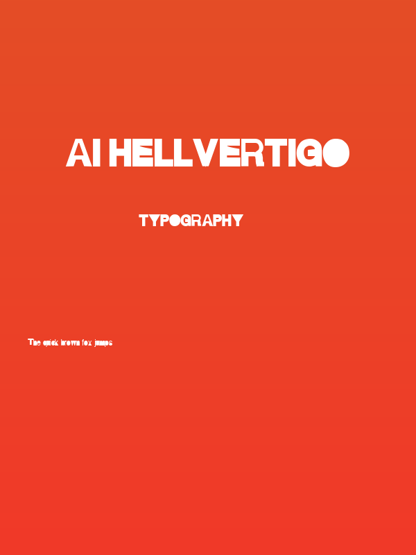 AI hellvertigo Poster