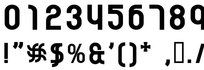 AI kelso B Font OTHER CHARS