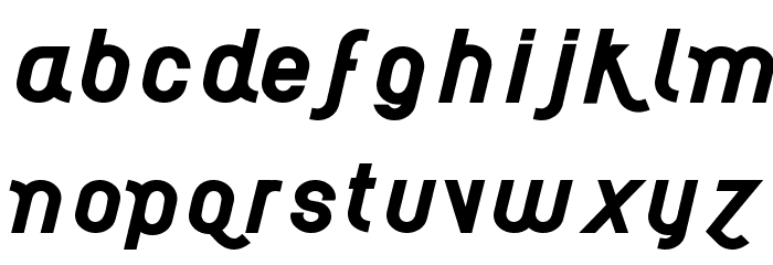 AI kelso BI Font LOWERCASE